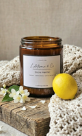 BOUGIE ENCRE MARINE |  Citron de Sicile, Écorce de pomme & Cèdre Blanc